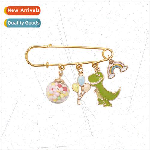 Japan and Korea cute cartoon dinosaur brooch creative balloo