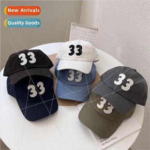 baseball number Spring hundr Korean patch new cap the