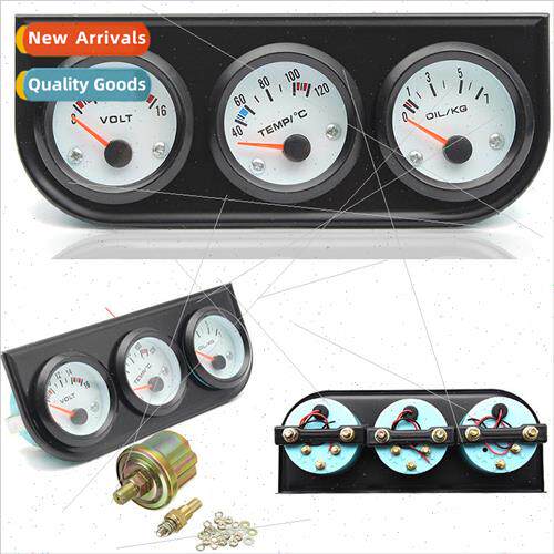 2`` /52mm3in1 car modified meter voltmeter water temperature