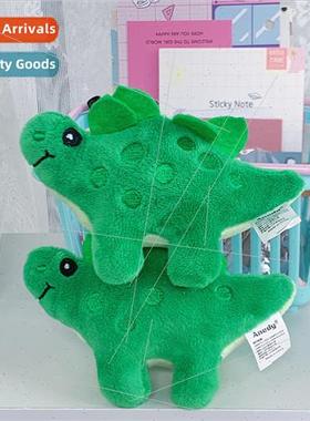 Small dinosaur doll green stegosaurus childrens doll backpac