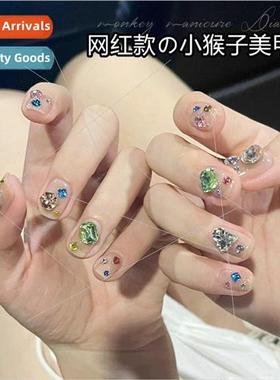 ttle Monkey Nail Drill Color Sharp Bottom Shaped Drill Green