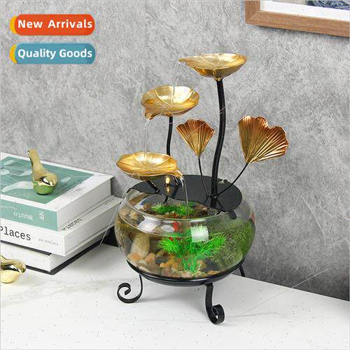 Simple 适用tune fish tank running water ornaments home livin