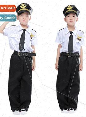 June 1 childrens pilot costumes cosplay air 适用ce air young