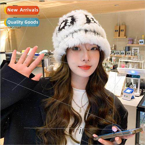 rabbit hair waking lion hat womens fall and winter Chinese