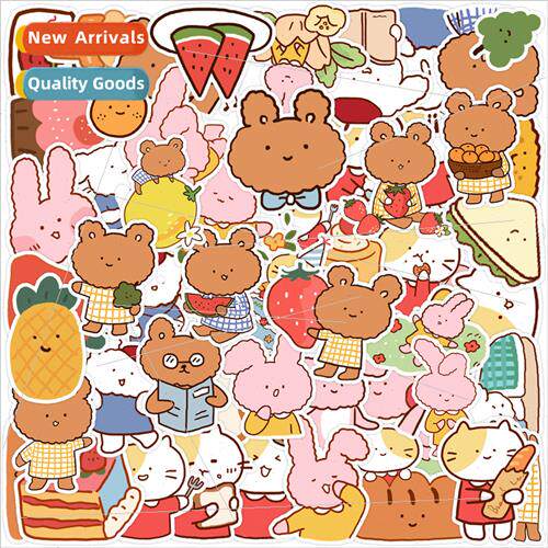 50 small cartoon stickers car cell phone computer decorative