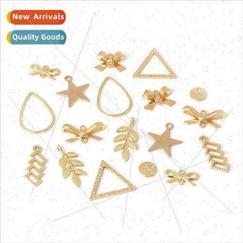 Wisp Butterfly Water Drops Alloy Pendant Handmade DIY Earrin