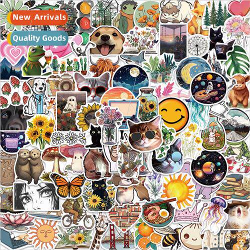 100 Hot Patterns Graffiti Stickers Decorative Guitar Laptop