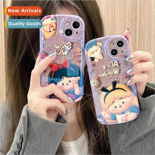 New blue light cute cartoon princess XS/XR 适用 apple 12prom