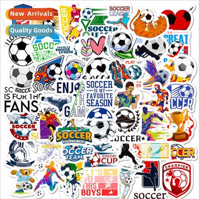 50 graffiti soccer stickers world cup soccer stars team wate