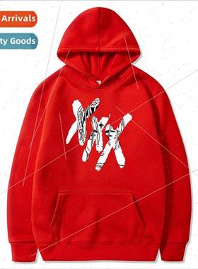 Hot search rapper XXXTentacion mens and womens set nd padded