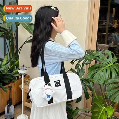 Tote canvas bag female new college wind large capacity shoul
