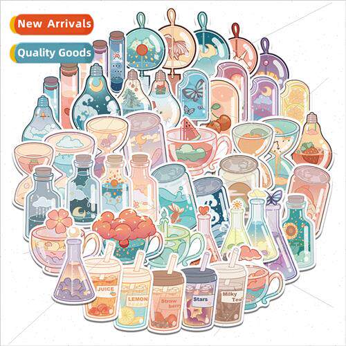 50 ins drink cup stickers self created designer  luggage lap