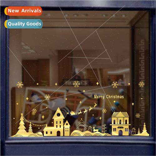 T813 Christmas stickers wall decals window window glass door