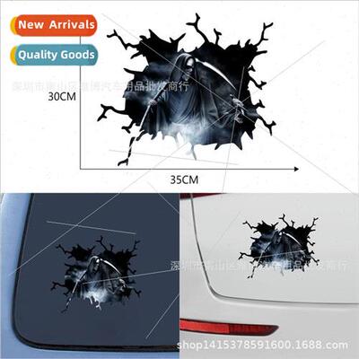 D-1245 new Christmas series death crow car stickers horror p