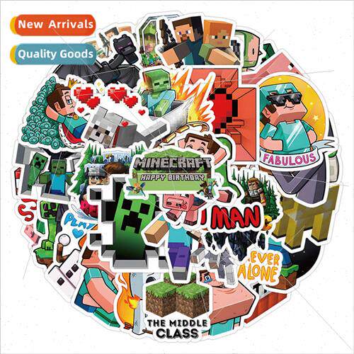 52 pcs of my world doodle stickers toy stickers stereo scoot