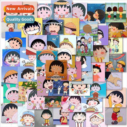 50 Japanese cartoon Cherry Maruko cartoon personality DIY cr