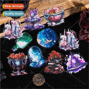 Pack Magic Box Day Decorative Sticker Handbook Mat PET