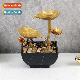 wealth inviting running water small home ornament decor