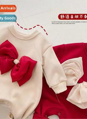 ins Korean  of the baby New Years Eve clothing newborn baby