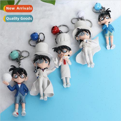 Conan Kidd keychain anime pvc soft plastic bag charm cartoon