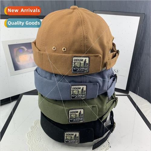 Summer thin brimless melon skin cap landlord cap female set