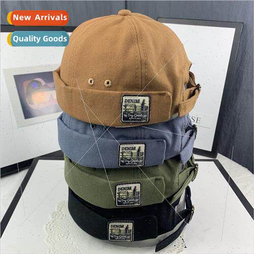 Summer thin brimless melon skin cap landlord cap female set