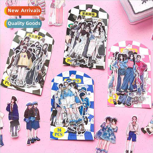 Salt sweet out of the set character sticker pack pet washi i