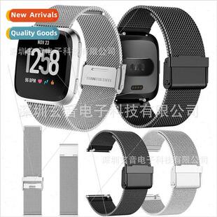 适用 Fitbit Versa 2 Carabiner Milanese Stainless Steel Strap