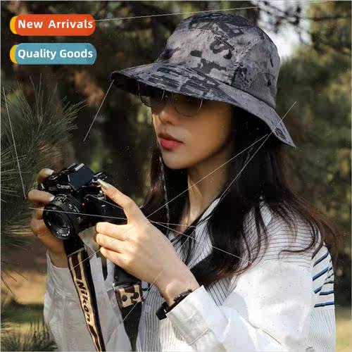Outdoor hat female summer collapsible fisherman hat out of t