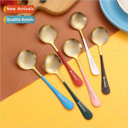 Creative Tinkerbell cat stainless steel spoon household ins