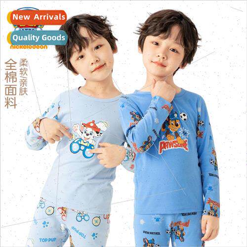 Woof Woof Boys Thermal Underwear Set Boys Fall Jacket and Pa