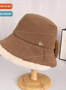 Thickened fisherman hat childrens fall and winter  ins hundr