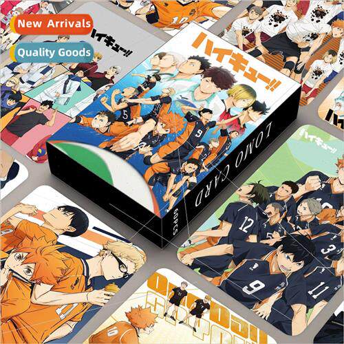 60 Volleyball Junior double-sided small card LOMO card anime