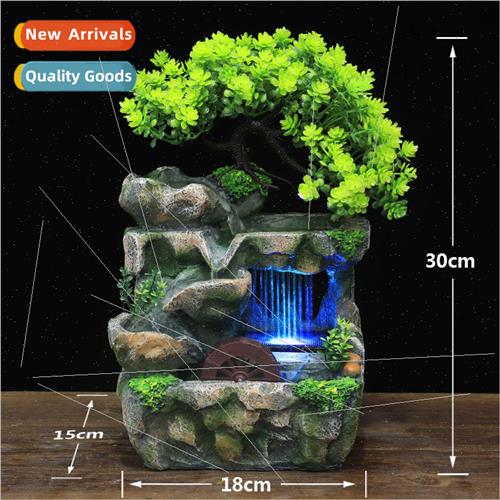 2023 new desktop small wigwam flowing water ornaments simple