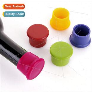 Kitchen Candy Color Wine Bottle Stopper Food Grade Round lic