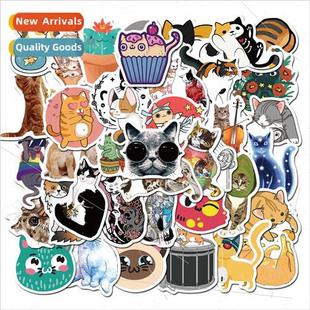Cute cat waterproof car cute stickers cartoon