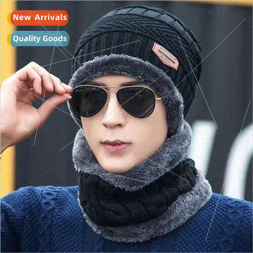 New mens knitted cap Korean youth ear protection against the