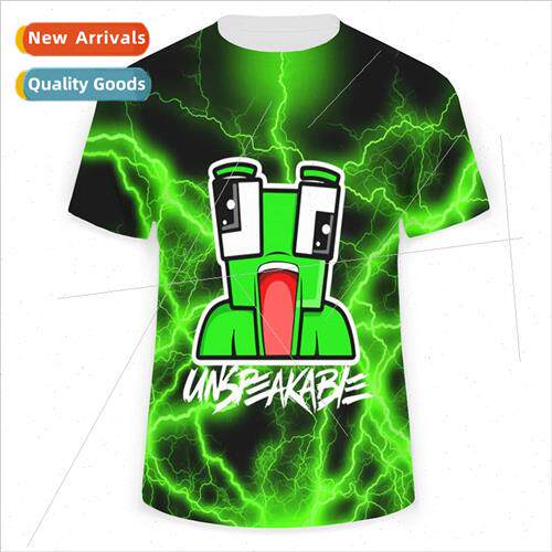 School  Kids T Apparel Cartoon Cute Round Neck Student Short