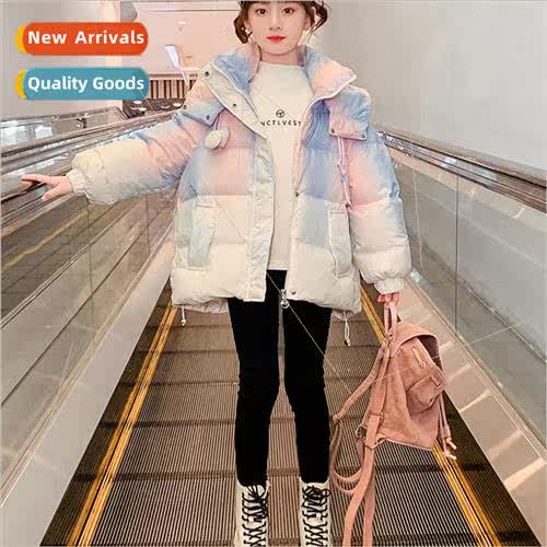 Girls down jacket winter 2023 new childrens 适用eign- winter