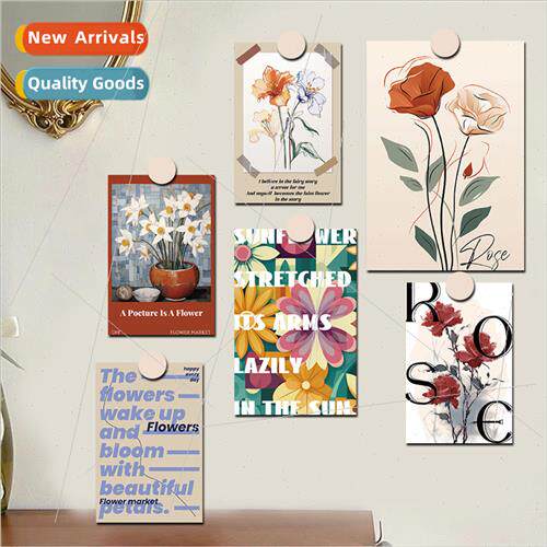 Flower Blossoms 10 Romantic Style Decorative Cards Wall Post