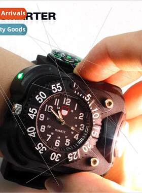 Outdoor LED wrist light hand-worn flashlight wristwatch watc