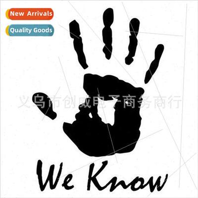 Car personalized reflective graffiti English body stickers W