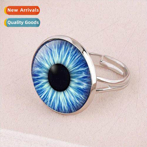 New Accessories Devils Eye Gemstone Ring cky Amulet Birthday