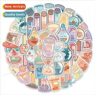 50 ins drink bottle handbook waterproof stickers DIY luggage