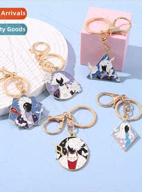 ght encounter keychain metal character commemorative keyhole