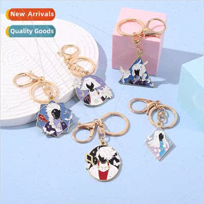ght encounter keychain metal character commemorative keyhole