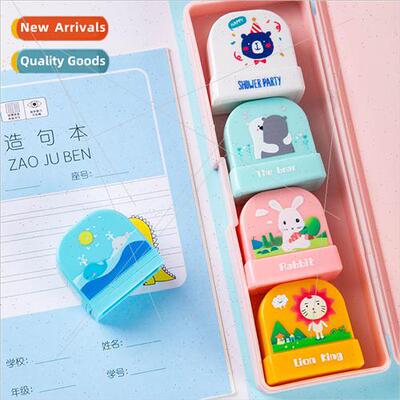 Cartoon Animal Clothing Stamp Name Children Cute Plastic Sta