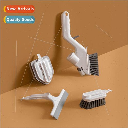 Multi-functional water spray floor brush bathroom brush floo