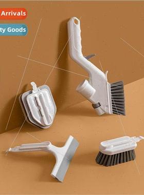 Multi-functional water spray floor brush bathroom brush floo