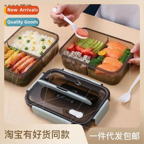 Plastic lunch box with cutlery microwaveable lunch box fruit